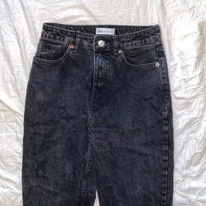 Zara Black Mom Jeans